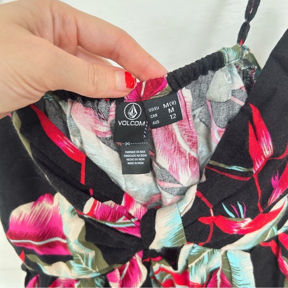 Volcom Tropical Floral Spaghetti Strap Tank - Picture 2 of 4